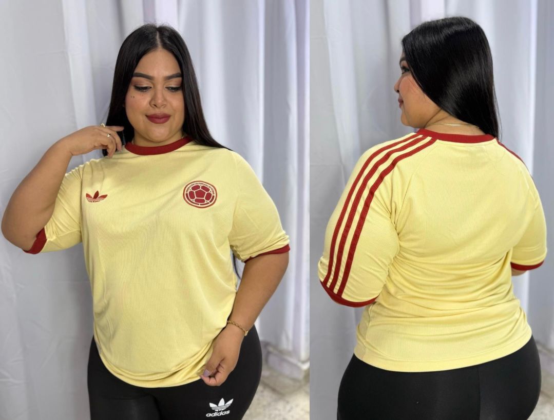 CAMISETA COLOMBIA VERSION RETRO 3A